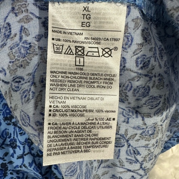 Old Navy Womens Blue Tie Back Cami Swing Tank Top - Picture 6 of 7